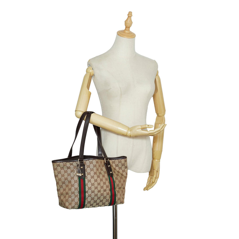 Gucci GG Canvas Jolicoeur Handbag (SHG-9PVdSh)