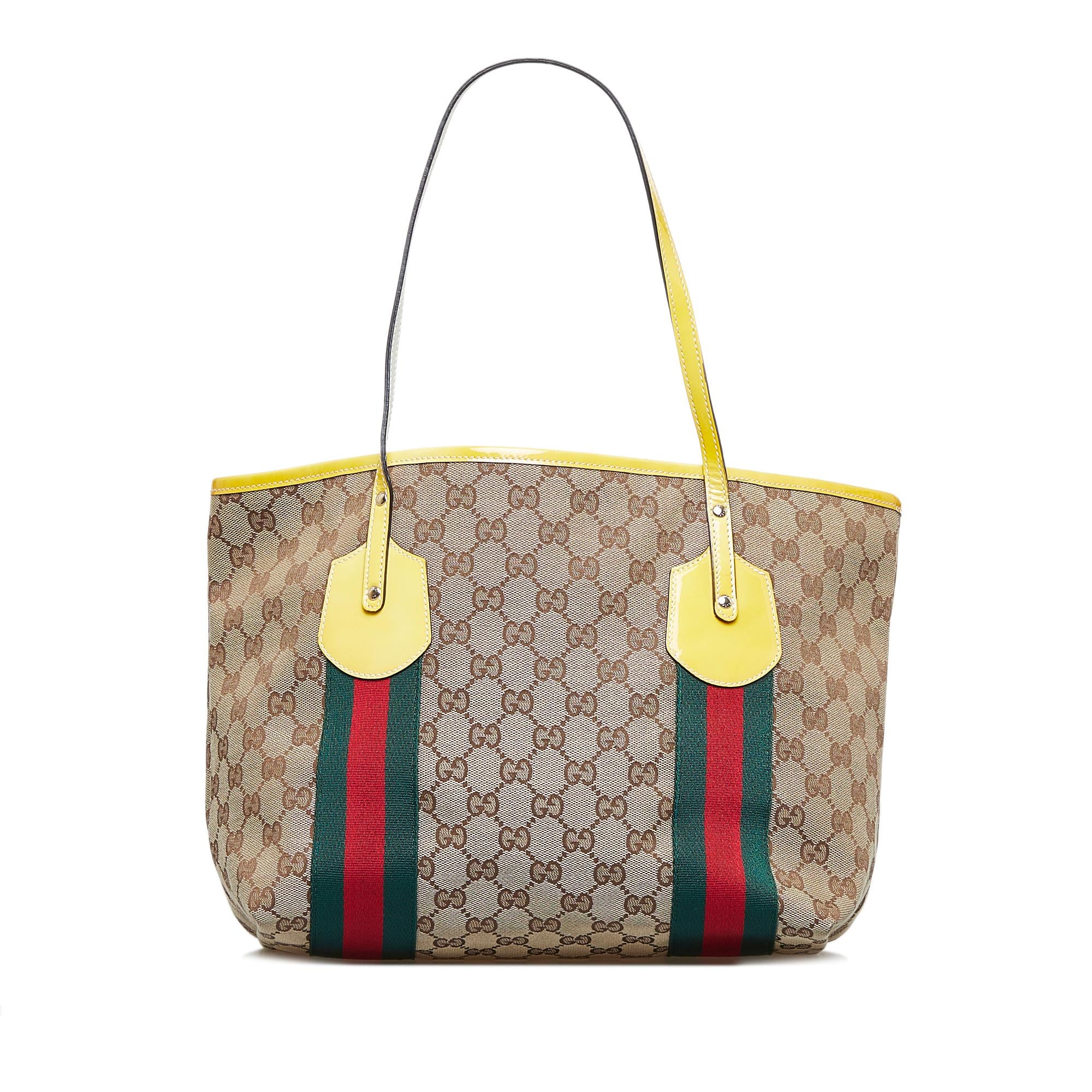Gucci GG Canvas Jolicoeur Tote Bag (SHG-JJ05Lz)