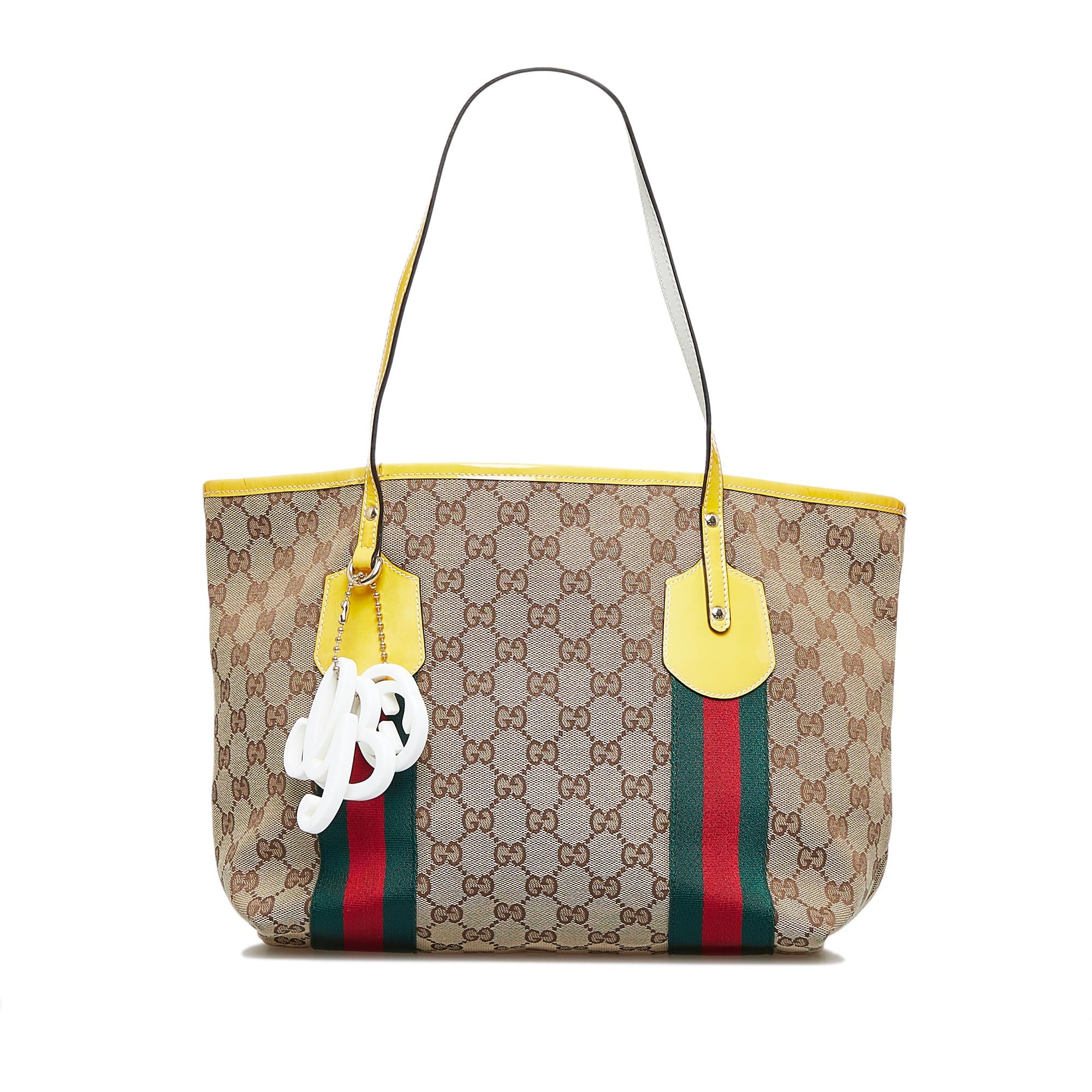 Gucci GG Canvas Jolicoeur Tote Bag (SHG-JJ05Lz)
