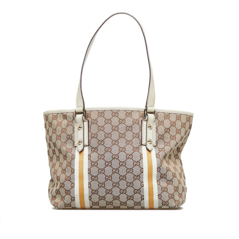 Gucci GG Canvas Jolicoeur Tote Bag (SHG-yxc9bo)