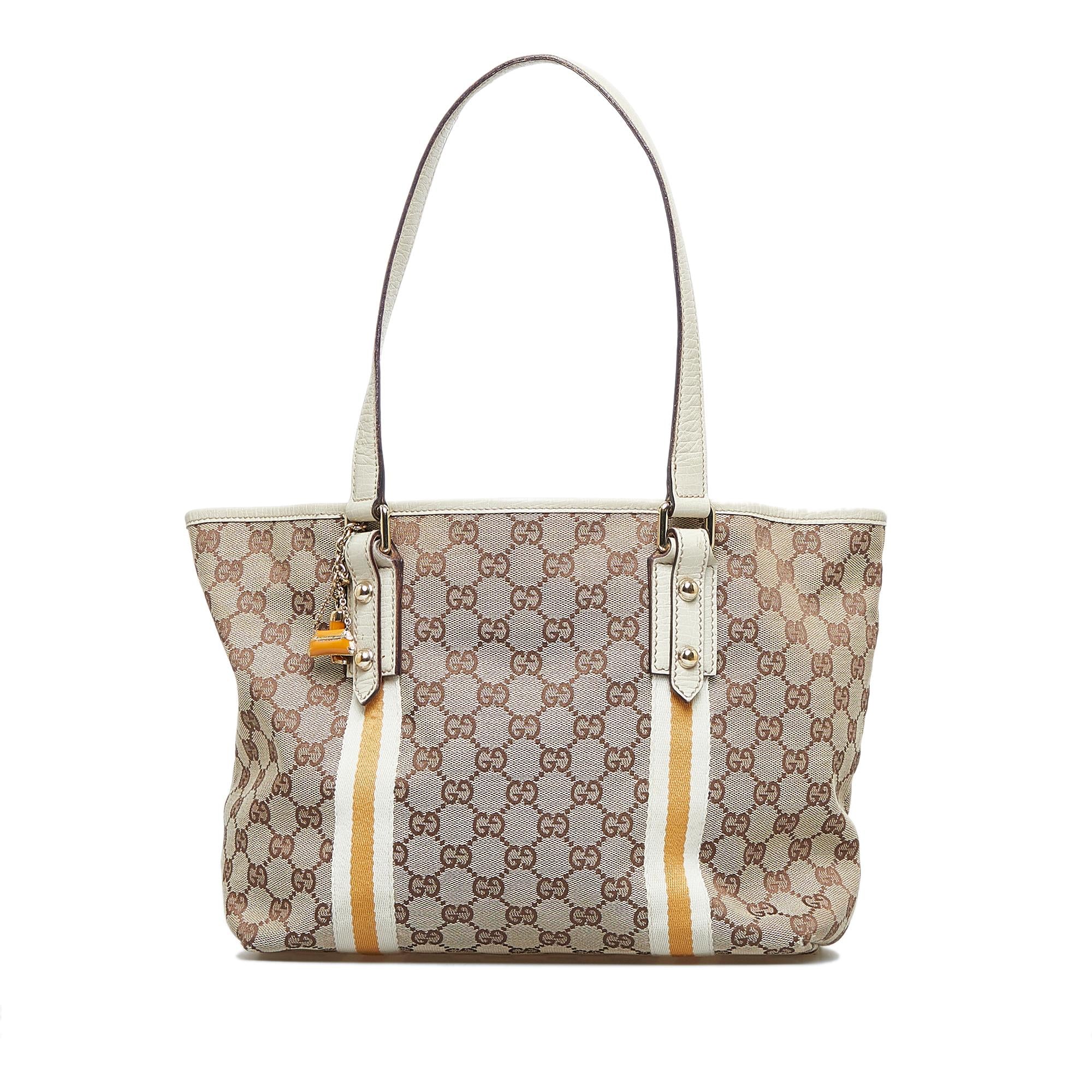 Gucci GG Canvas Jolicoeur Tote Bag (SHG-yxc9bo)