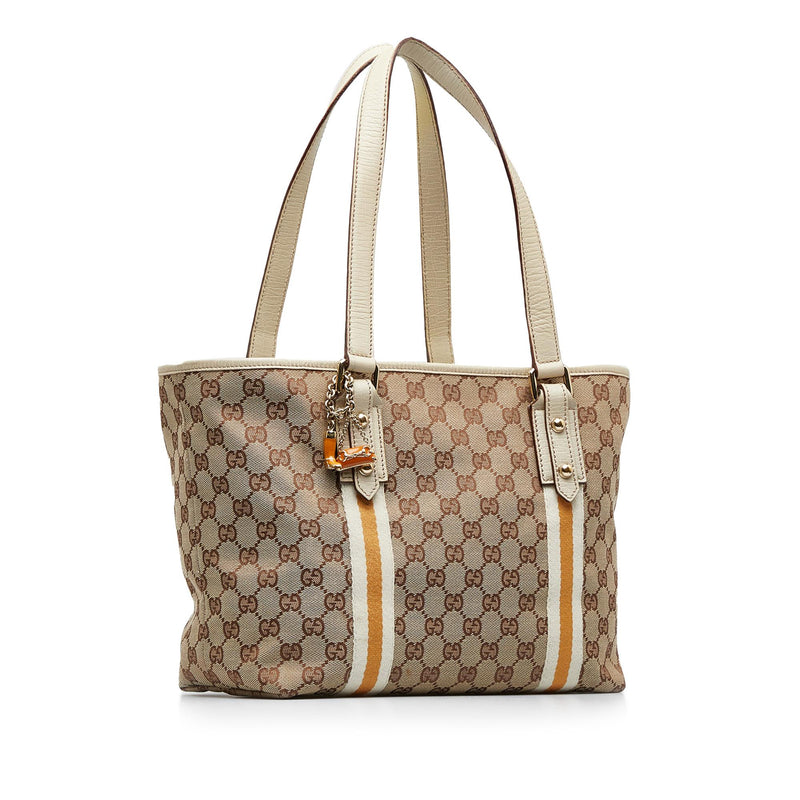 Gucci GG Canvas Jolicoeur Tote Bag (SHG-uGHpXk)