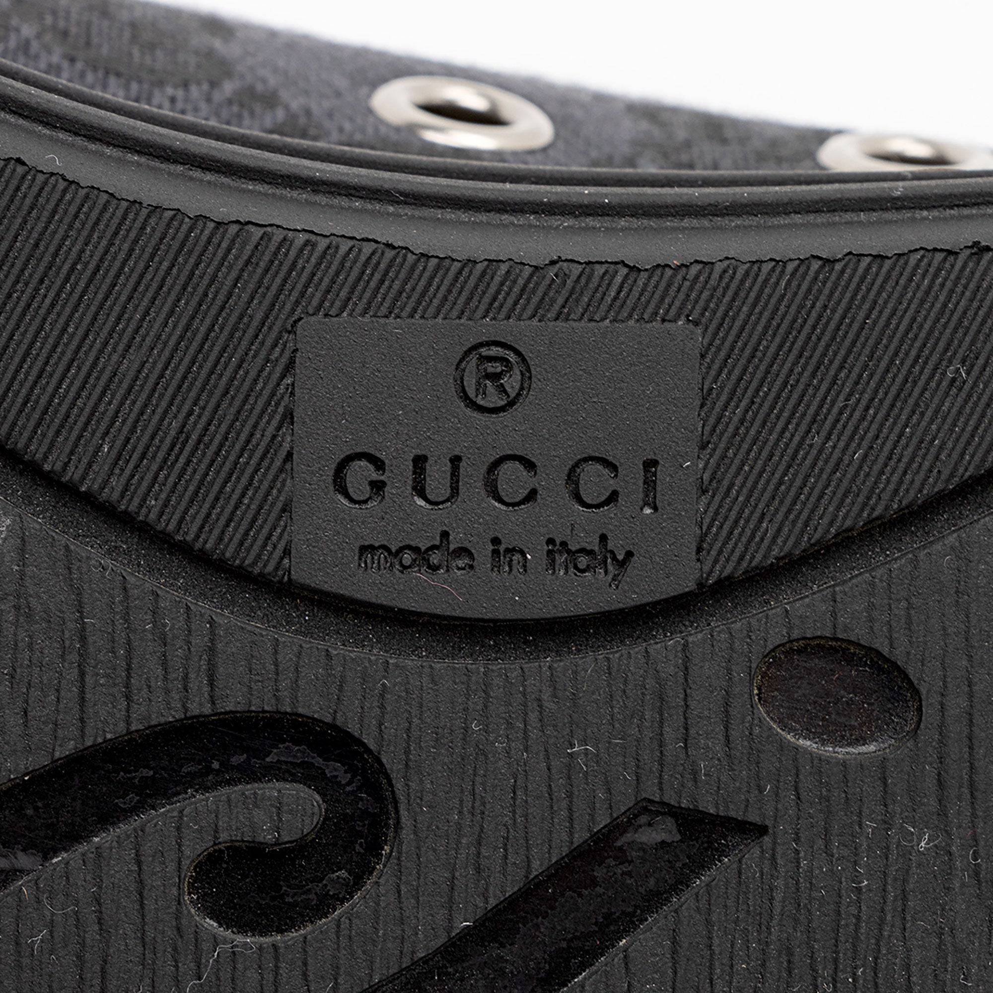 Gucci GG Canvas Leather Sneakers - Size 7 / 37 (SHF-cn5OB4)