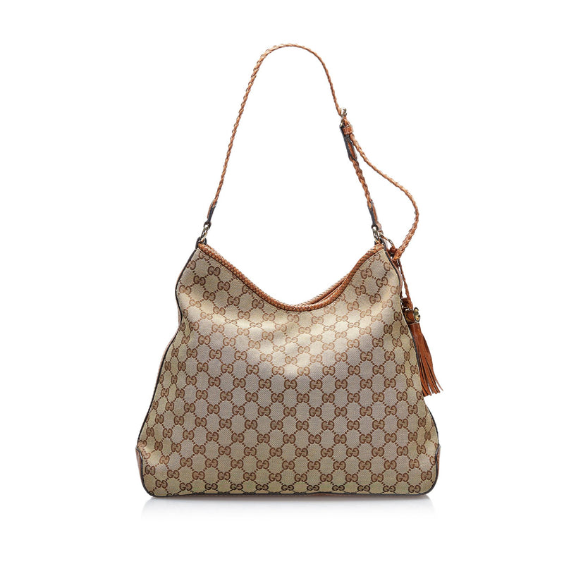 Gucci GG Canvas Marrakech Shoulder Bag (SHG-a9sICN)