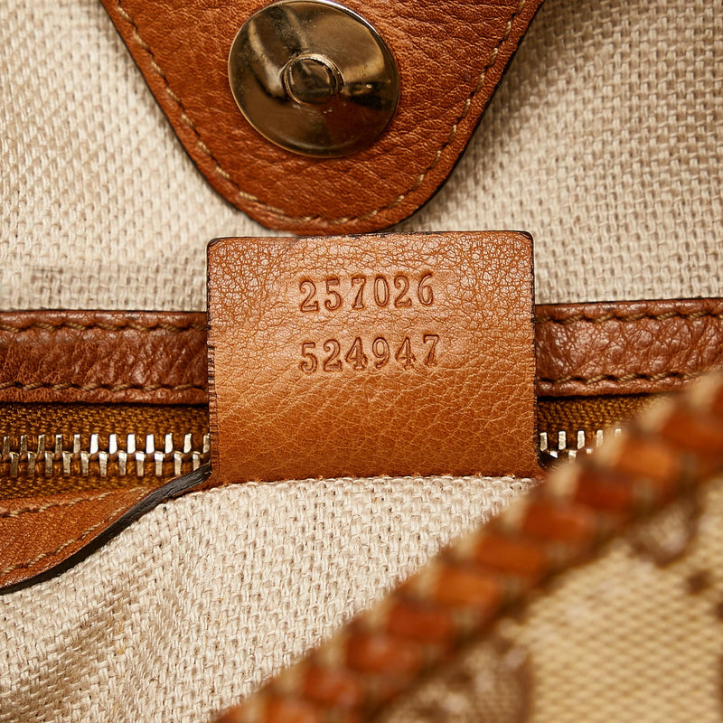 Gucci GG Canvas Marrakech Shoulder Bag (SHG-a9sICN)
