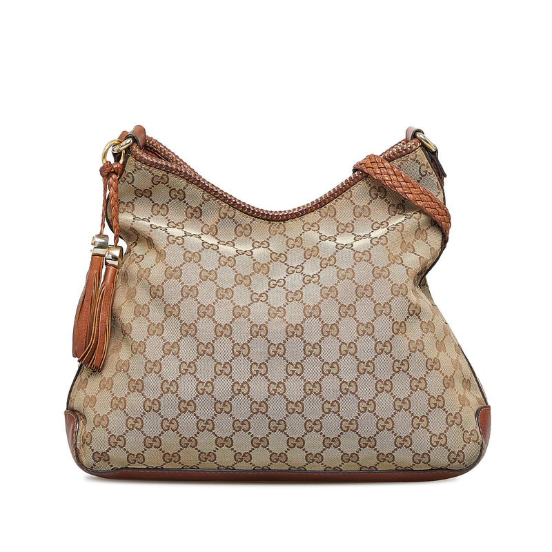 Gucci GG Canvas Marrakech Shoulder Bag (SHG-eTLpnQ)