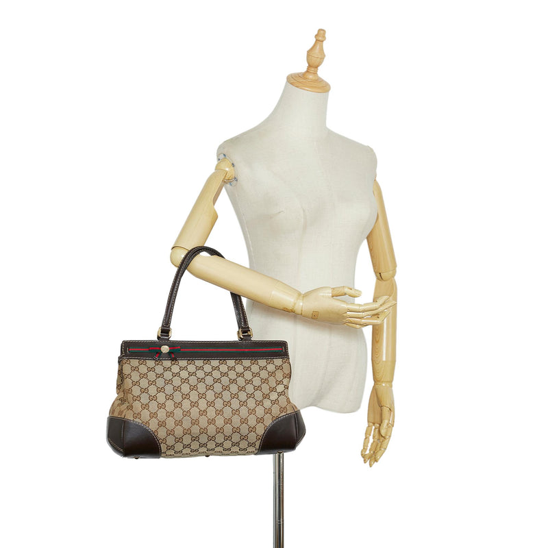 Gucci GG Canvas Mayfair Tote Bag (SHG-RoR4aV)