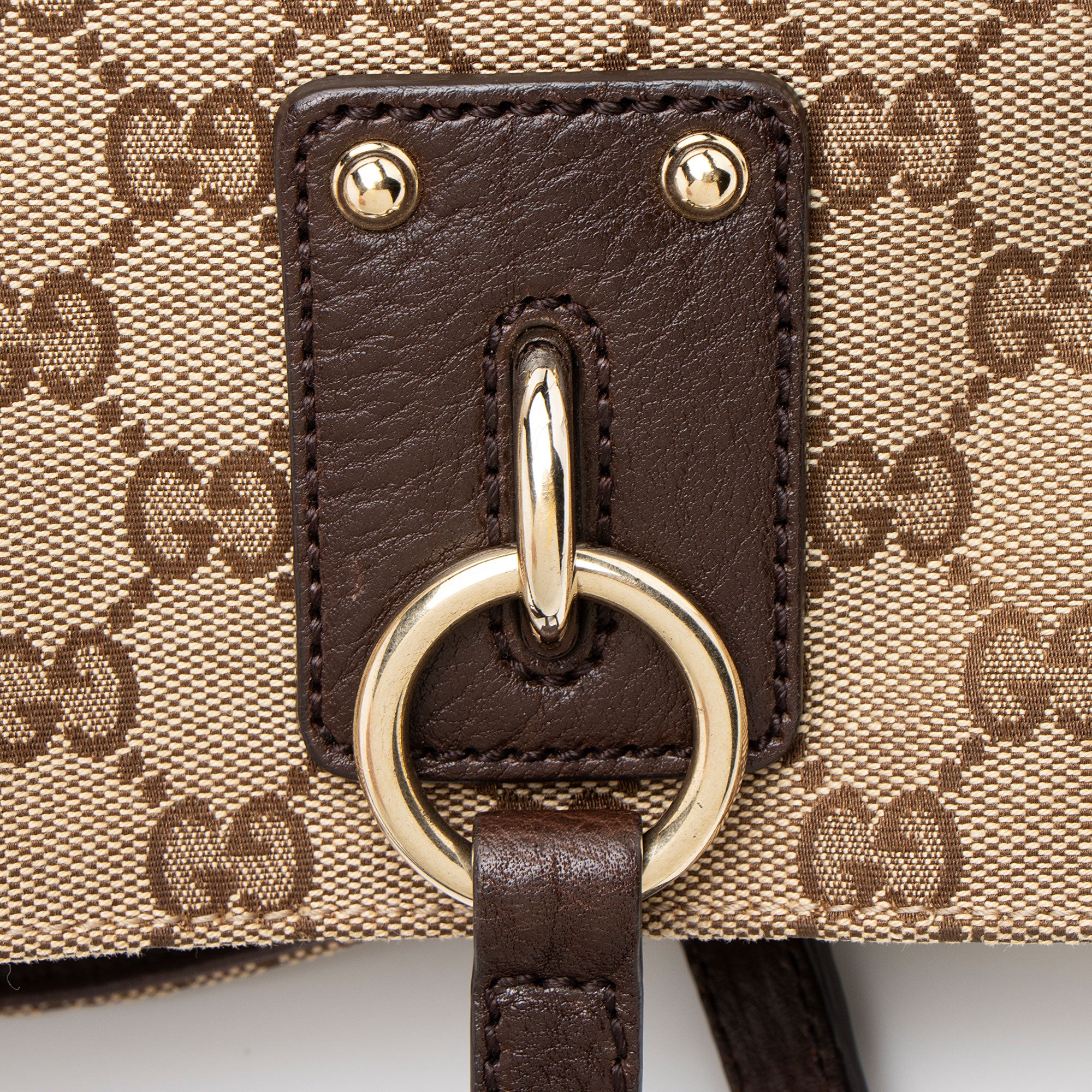 Gucci GG Canvas Charm Medium Tote
