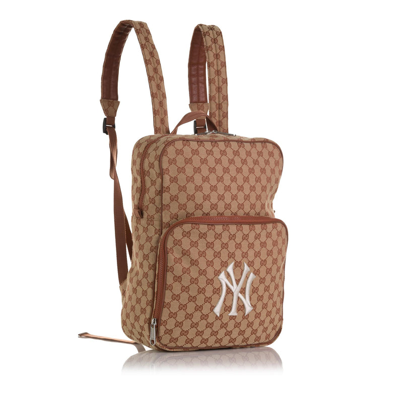 Gucci GG Canvas NY Yankees Backpack (SHG-cczG1J)