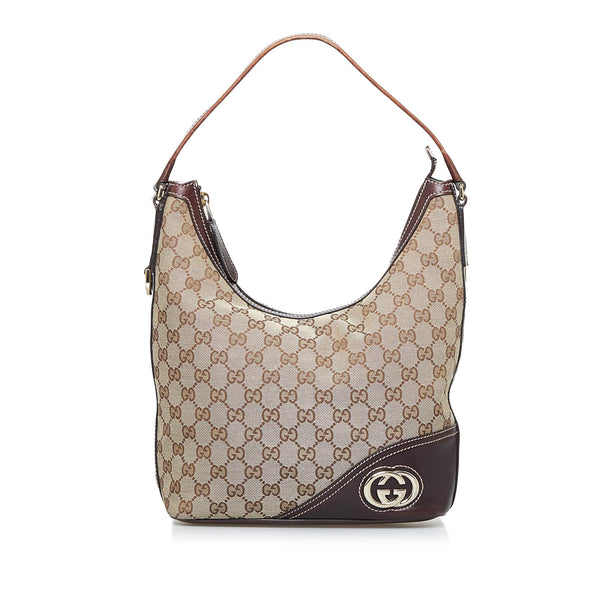 Gucci GG Canvas New Britt Shoulder Bag (SHG-c0MTsK)