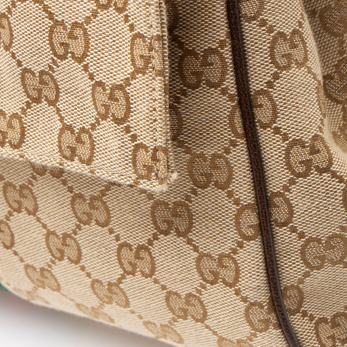 Gucci GG Canvas Horsebit Paparazzo Medium Top Handle