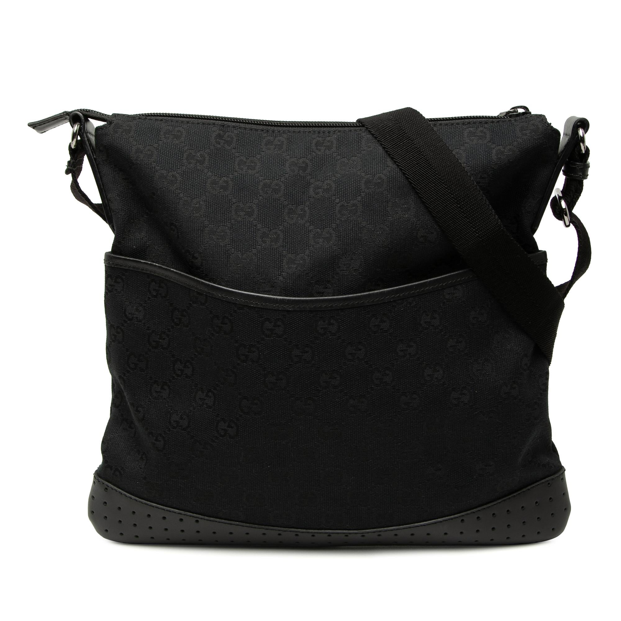 Gucci GG Canvas Perforated Crossbody
