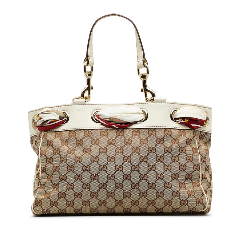 Gucci GG Canvas Positano Tote Bag (SHG-1keonk)