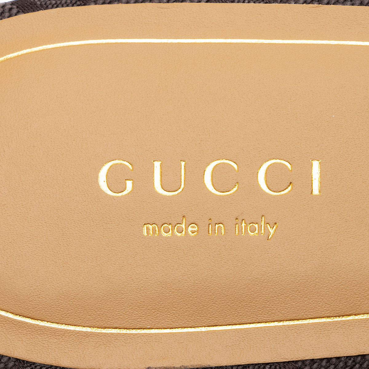 Gucci GG Canvas Princetown Mules - Size 8 / 38