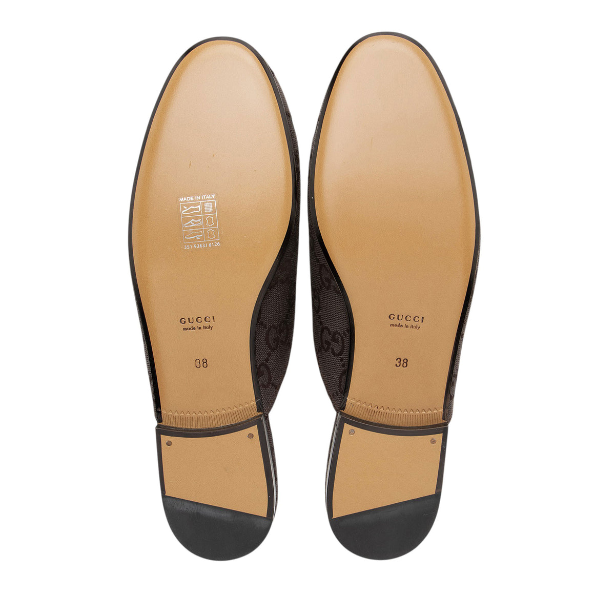 Gucci GG Canvas Princetown Mules - Size 8 / 38