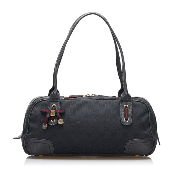 Gucci GG Canvas Princy Handbag (SHG-MdPlET)