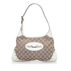 Gucci GG Canvas Punch Shoulder Bag (SHG-1mCEKQ)