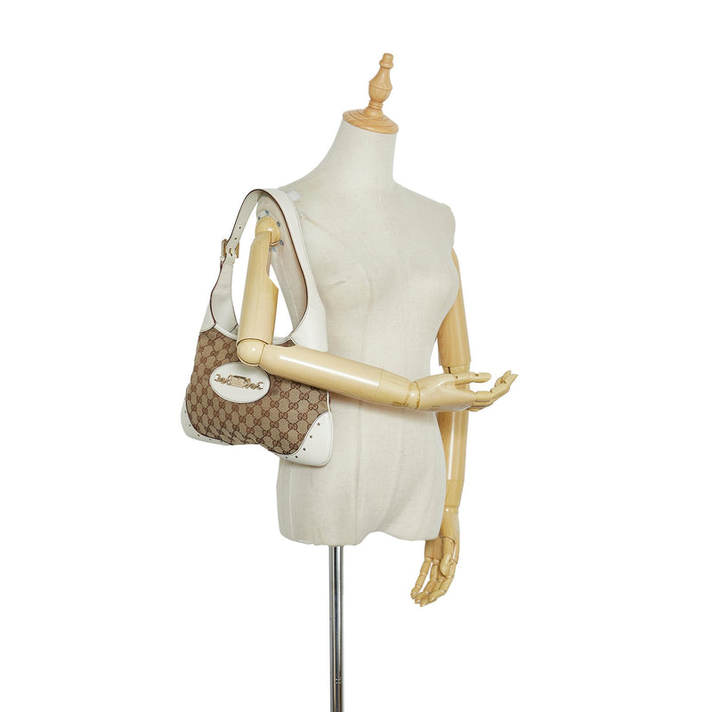 Gucci GG Canvas Punch Shoulder Bag (SHG-1mCEKQ)