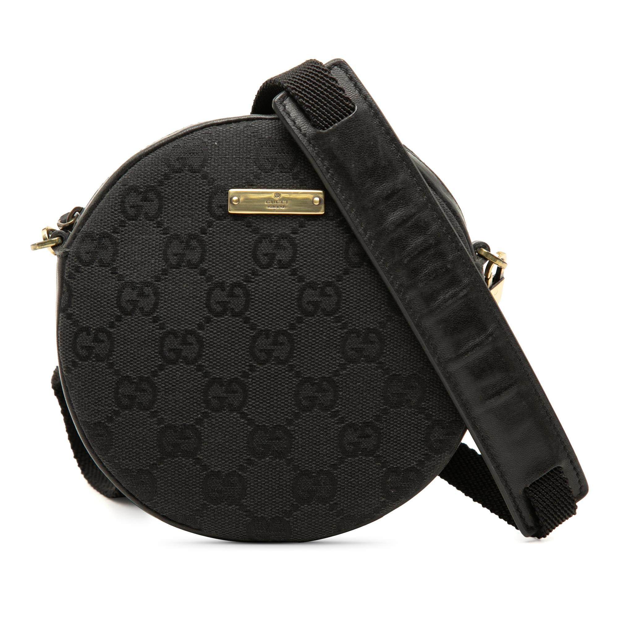Gucci GG Canvas Round Crossbody