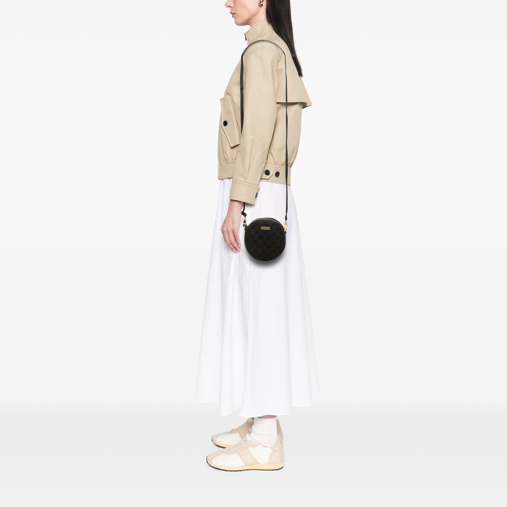 Gucci GG Canvas Round Crossbody