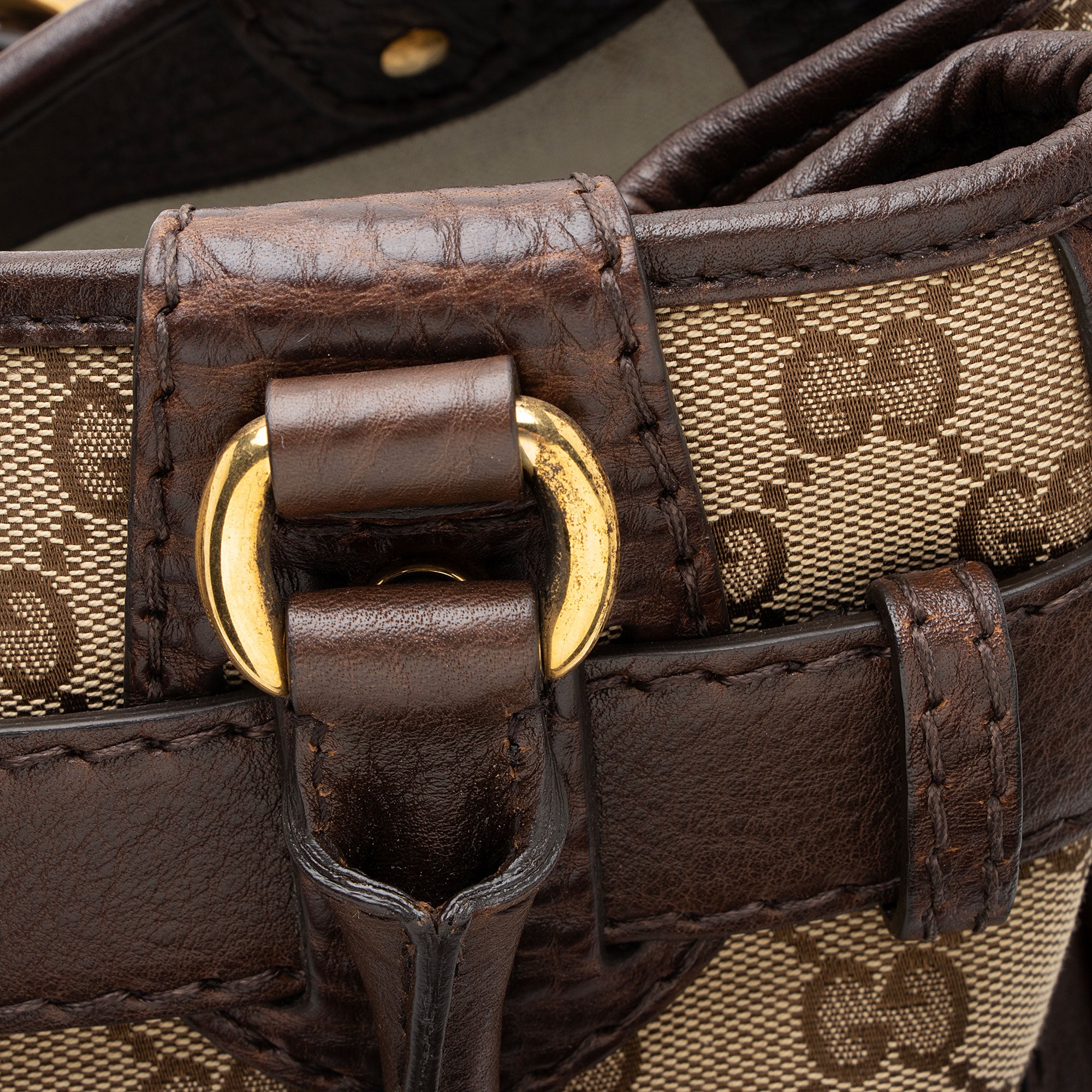 Gucci GG Canvas Running Medium Tote