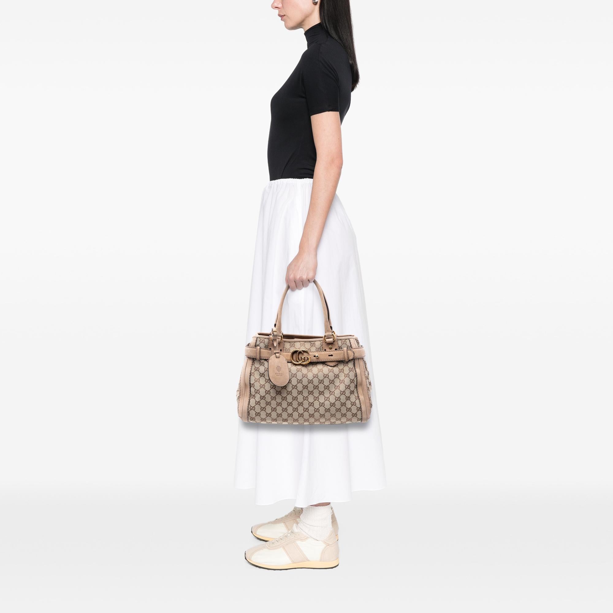 Gucci GG Canvas Running Tote