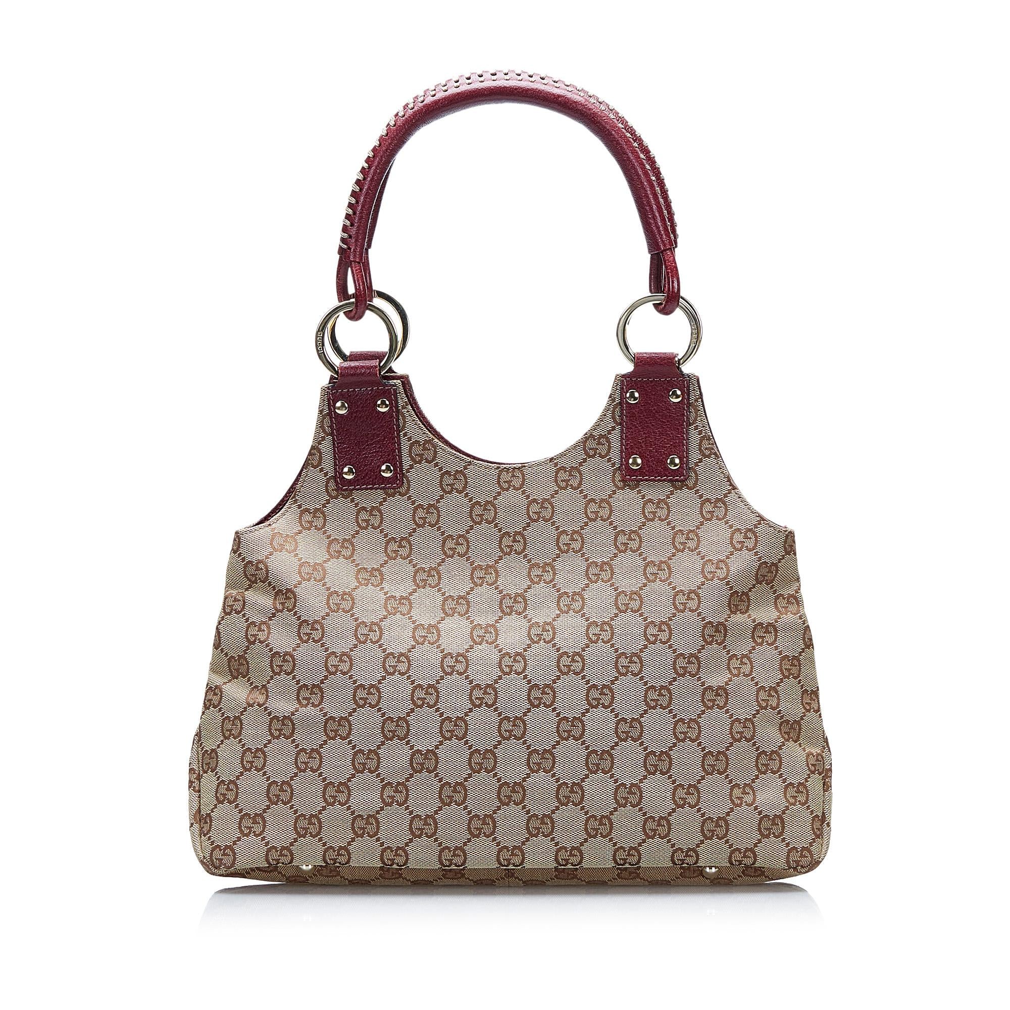 Gucci GG Canvas Shoulder Bag (SHG-NJKj0o)
