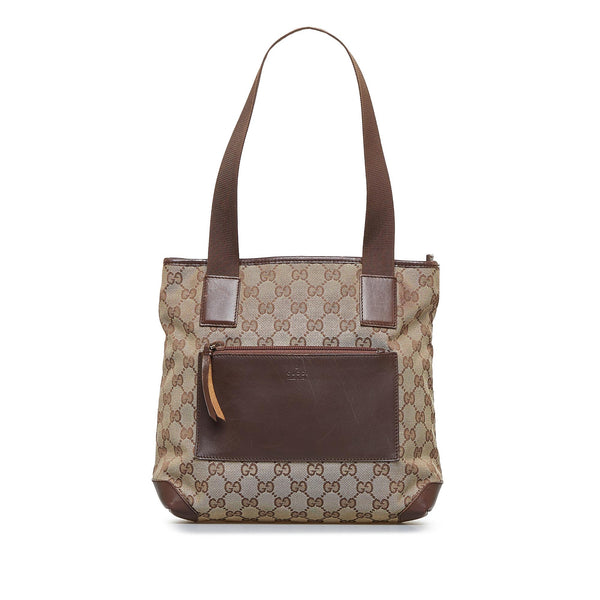 Gucci GG Canvas Shoulder Bag (SHG-XOt55K)