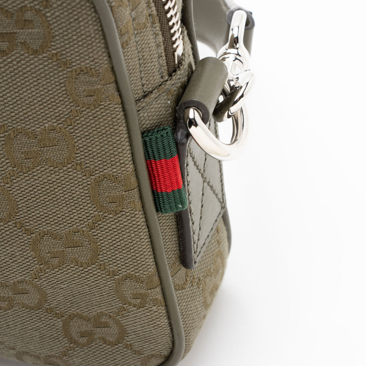 Gucci GG Canvas Web Loop Small Crossbody