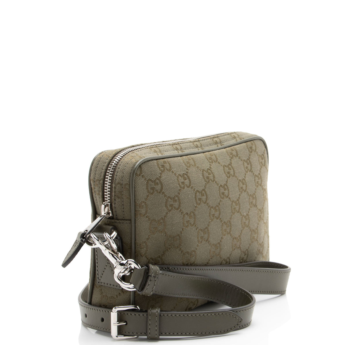 Gucci GG Canvas Web Loop Small Crossbody