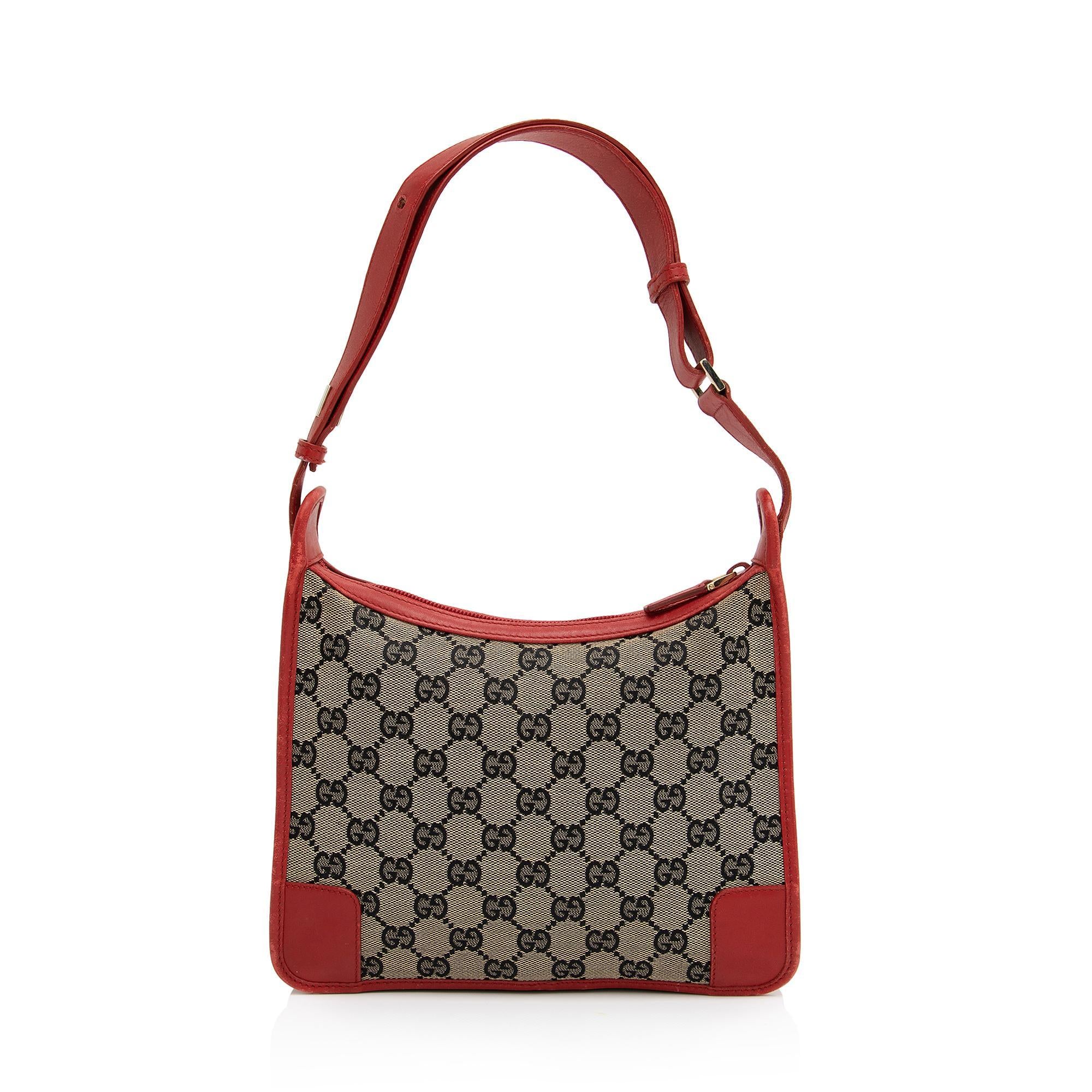 Gucci GG Canvas Square Small Hobo (SHF-YQ7fDI)
