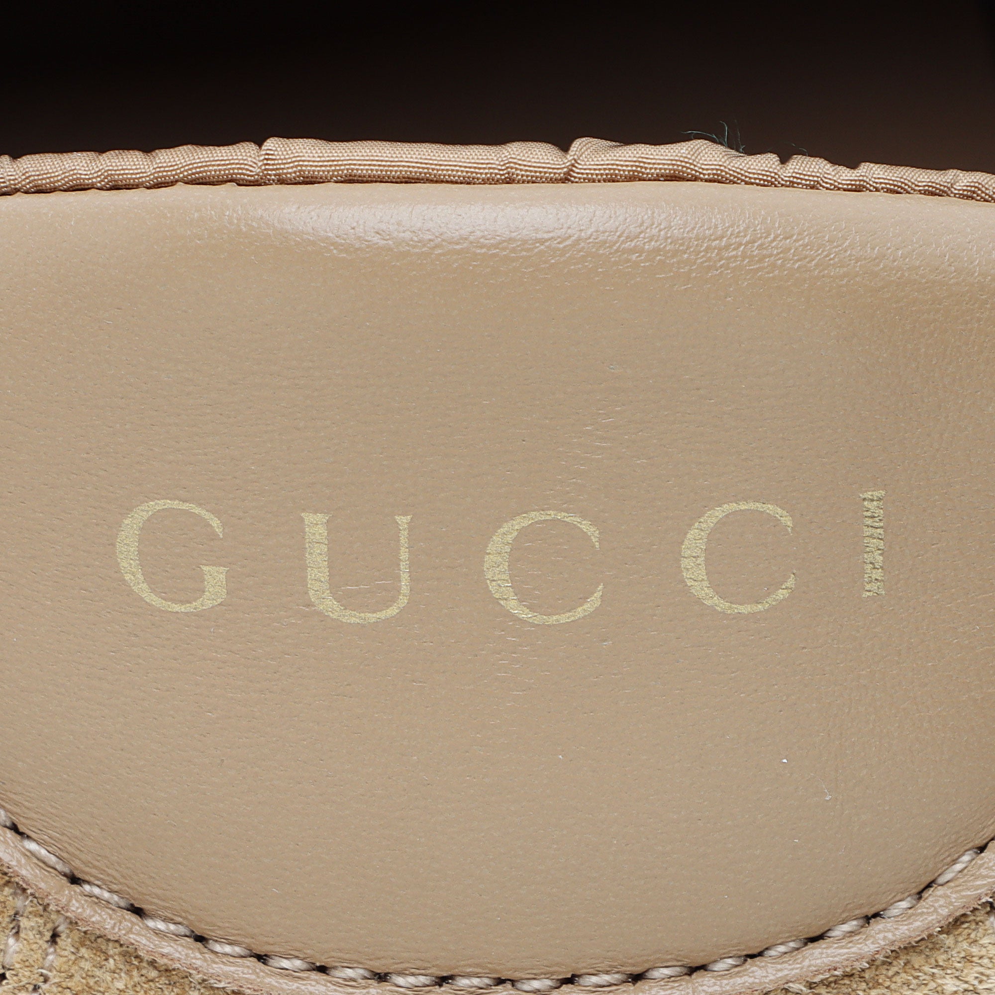 Gucci GG Canvas Suede Shift Sneakers - Size 9 / 39