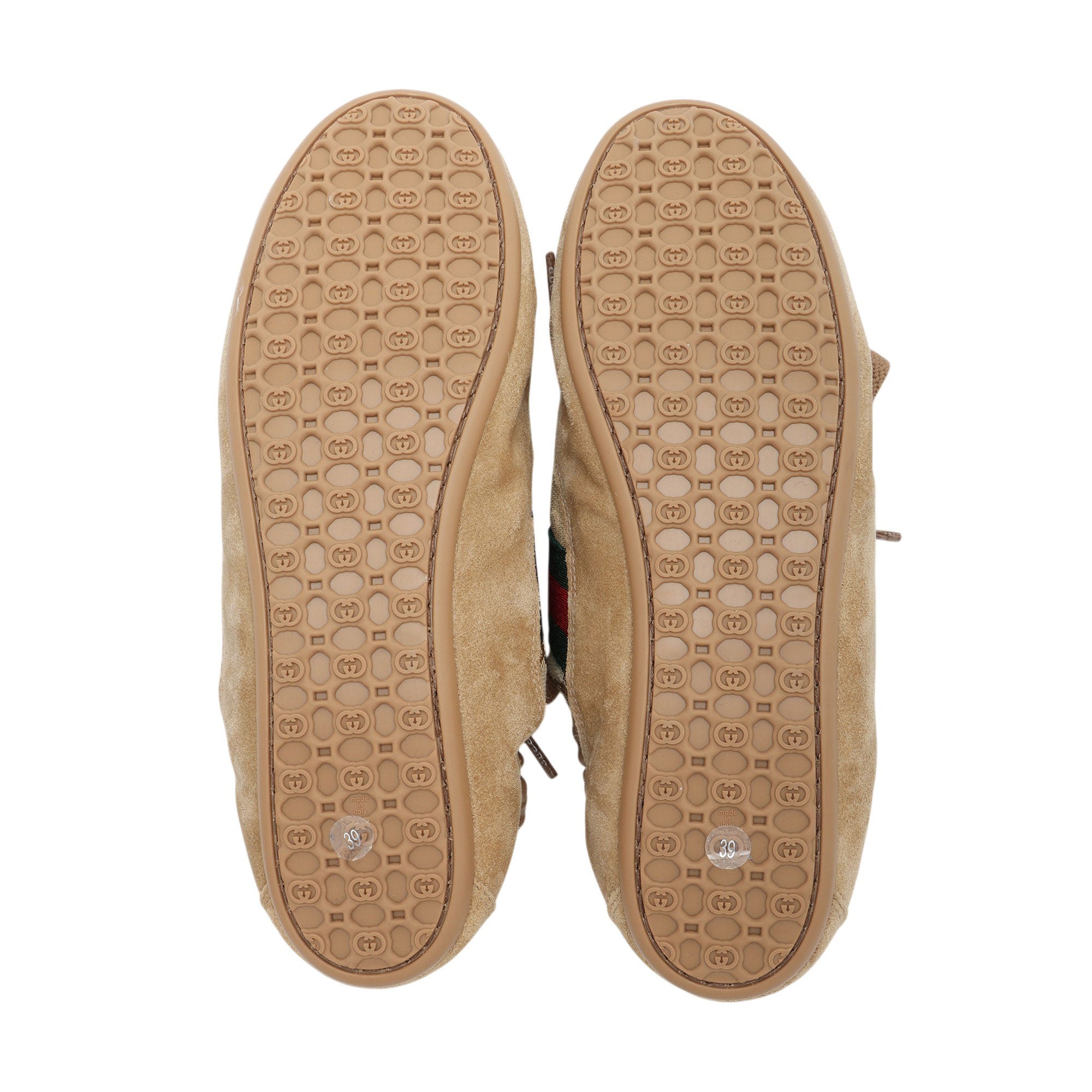Gucci GG Canvas Suede Shift Sneakers - Size 9 / 39