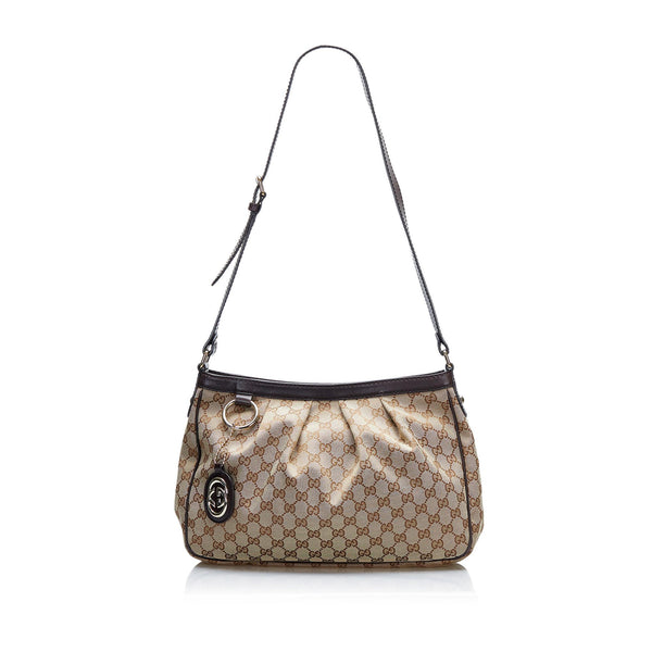 Gucci GG Canvas Sukey Crossbody Bag (SHG-mfMR1u)