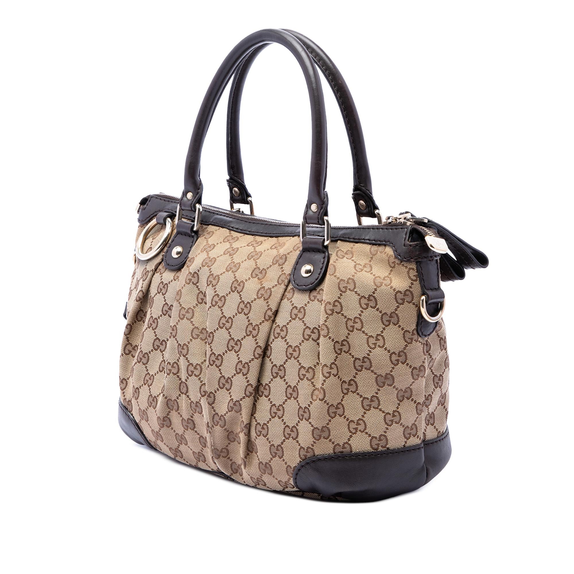 Gucci GG Canvas Sukey Satchel