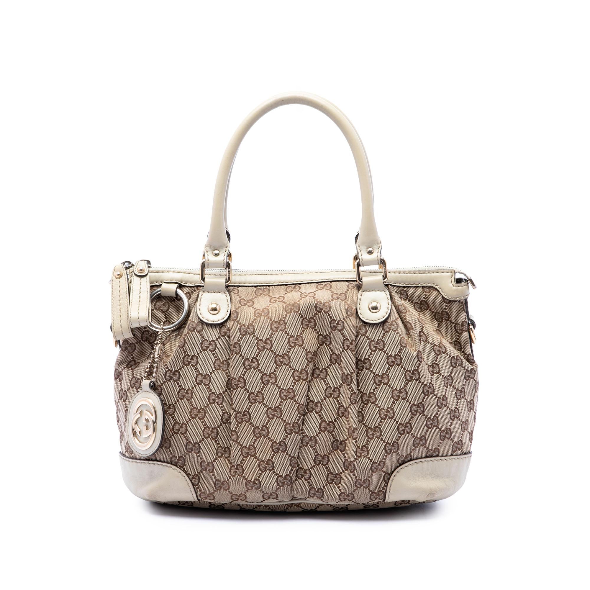 Gucci GG Canvas Sukey Satchel