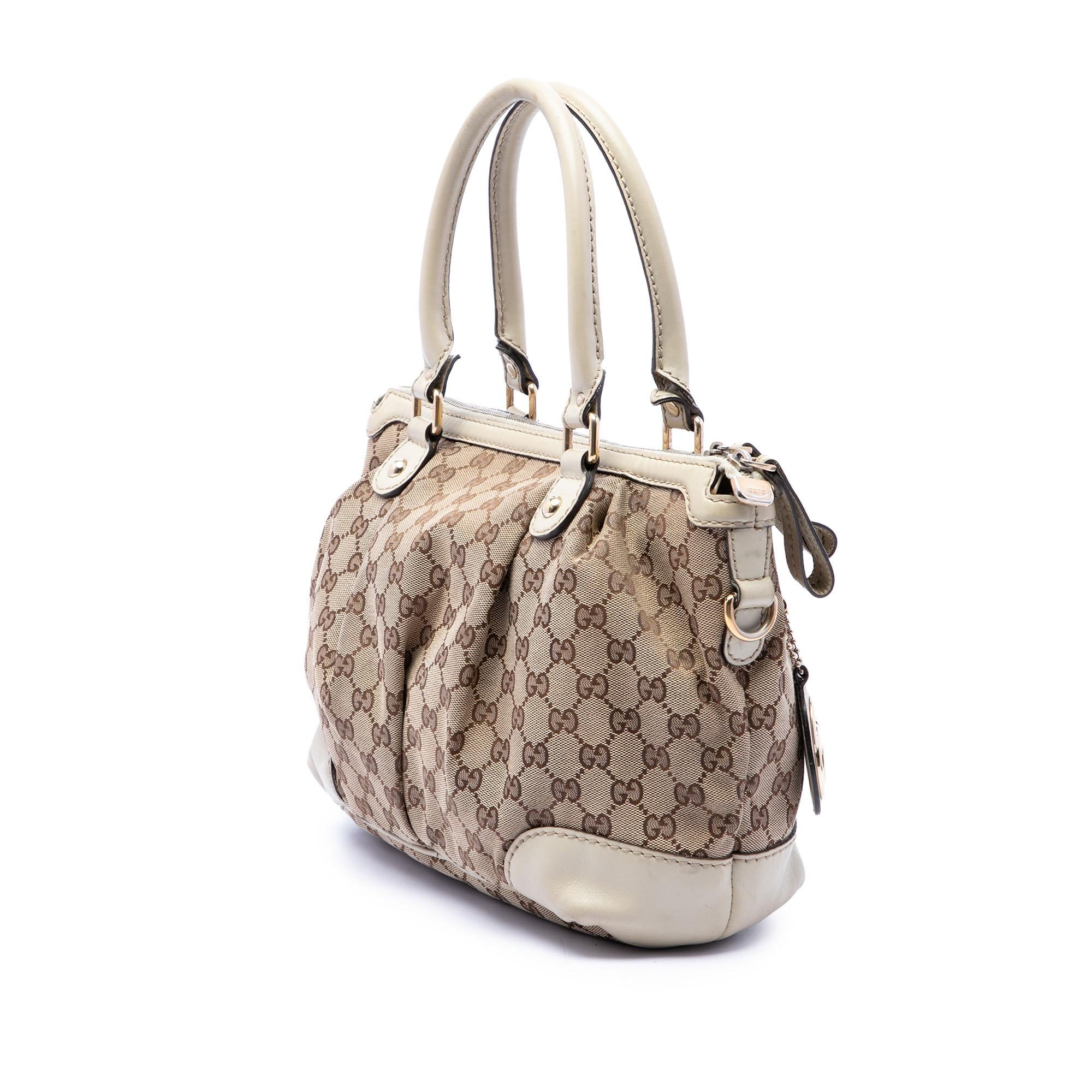 Gucci GG Canvas Sukey Satchel