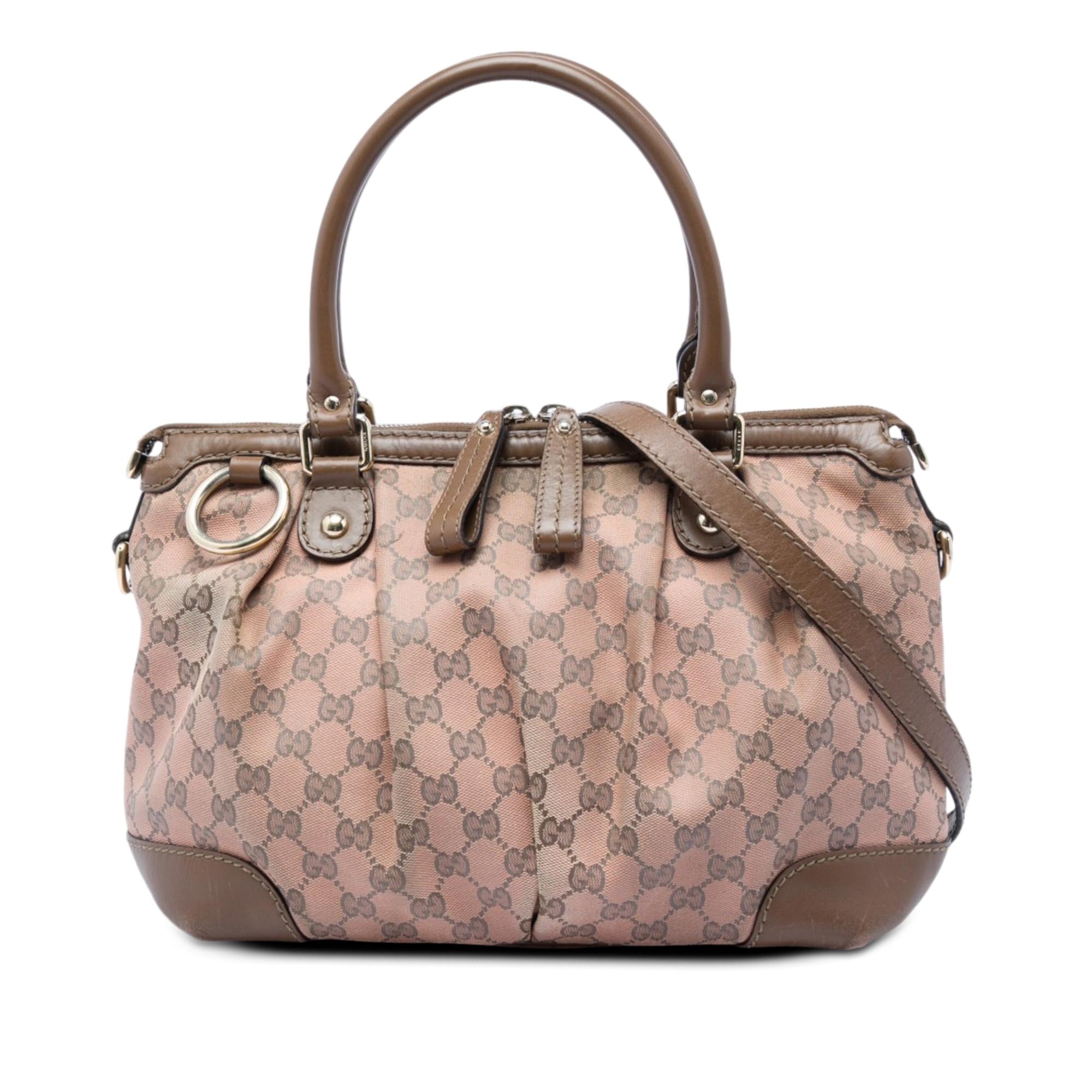 Gucci GG Canvas Sukey Satchel