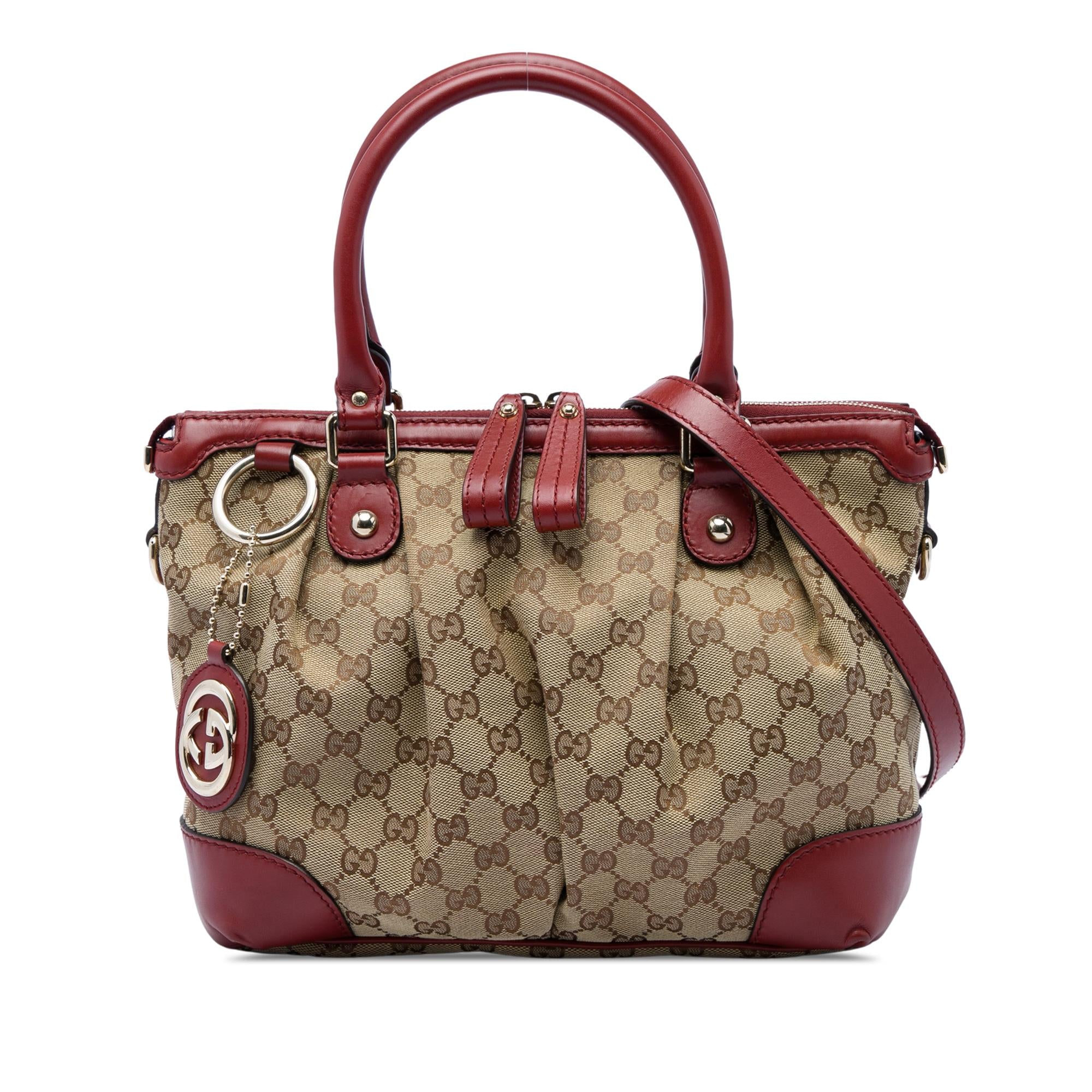 Gucci GG Canvas Sukey Satchel