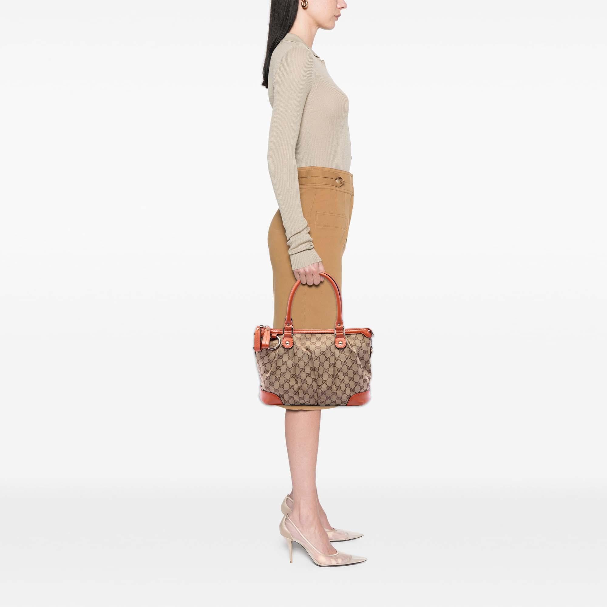 Gucci GG Canvas Sukey Satchel
