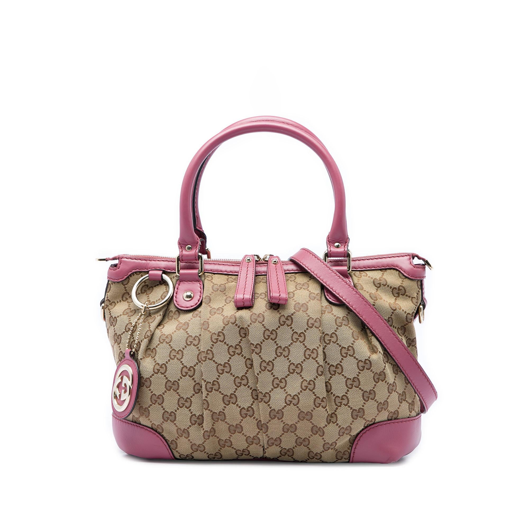 Gucci GG Canvas Sukey Satchel