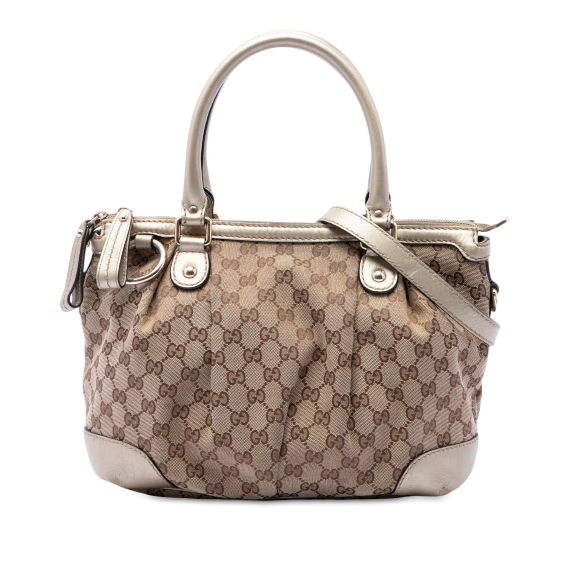 Gucci GG Canvas Sukey Satchel