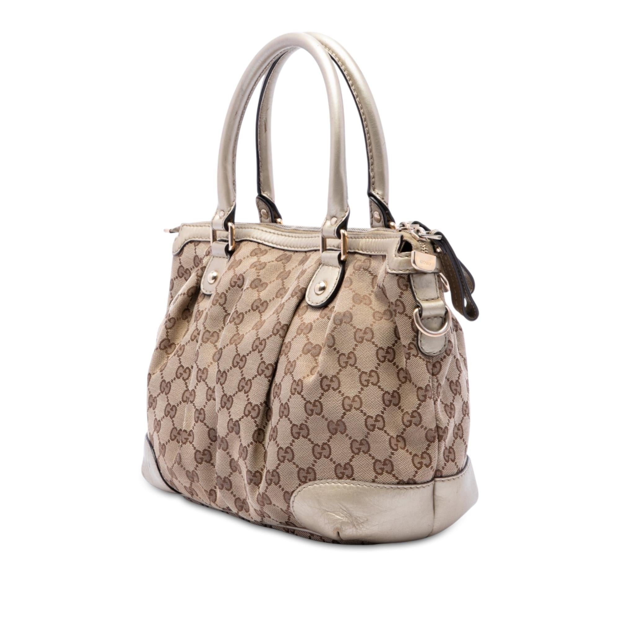 Gucci GG Canvas Sukey Satchel