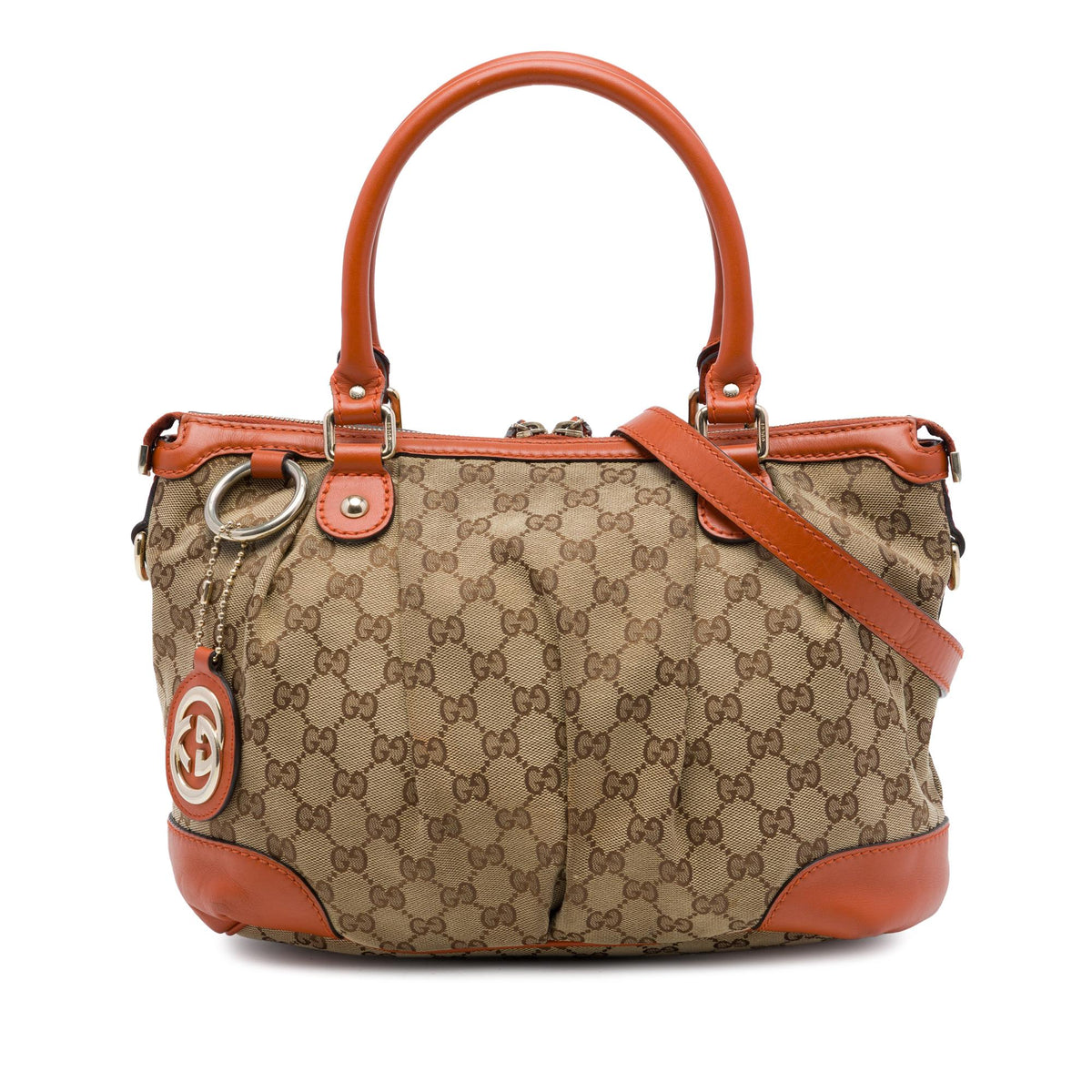 Gucci GG Canvas Sukey Satchel