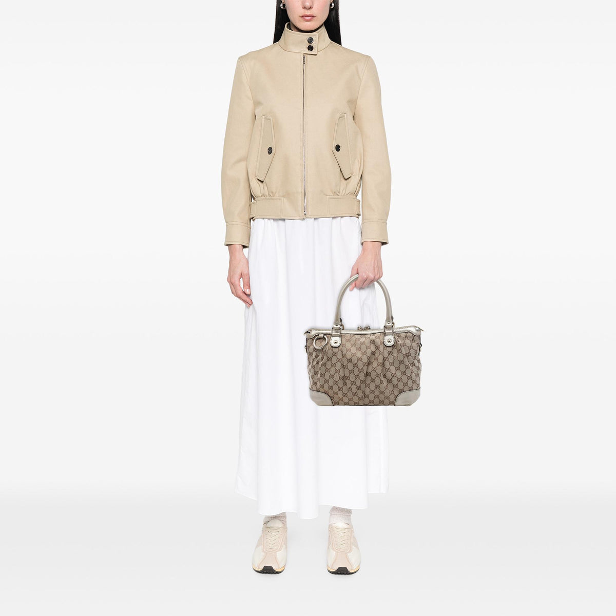 Gucci GG Canvas Sukey Satchel