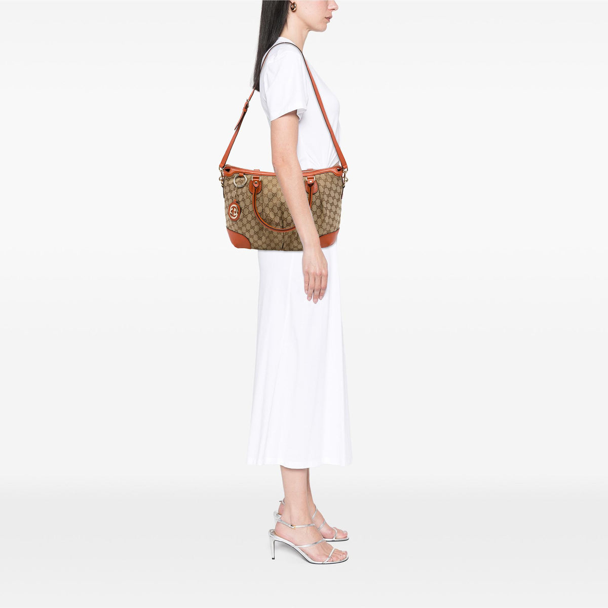 Gucci GG Canvas Sukey Satchel