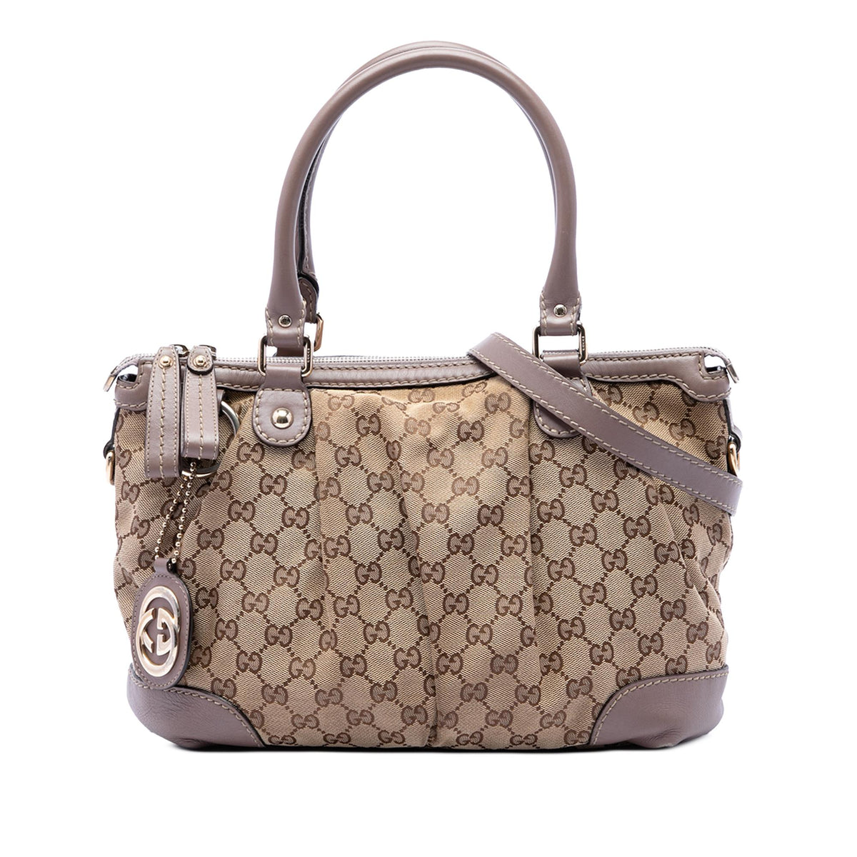 Gucci GG Canvas Sukey Satchel