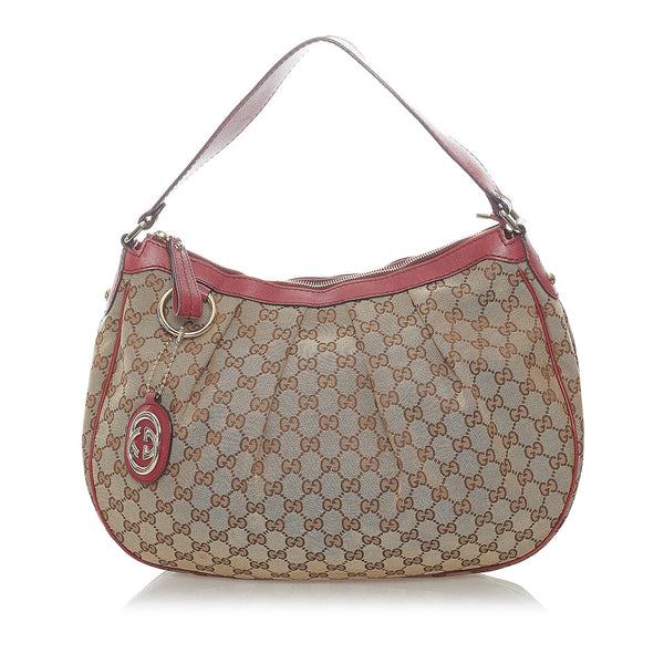 Gucci GG Canvas Sukey Shoulder Bag (SHG-dw2gfY)