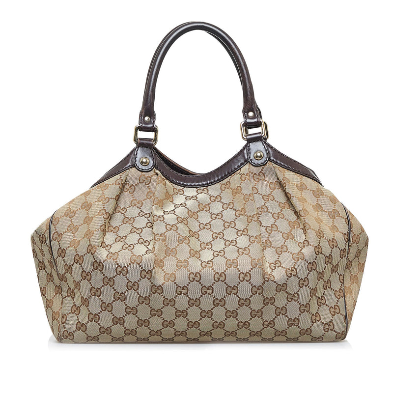 Gucci GG Canvas Sukey Tote Bag (SHG-pqL1Sc)