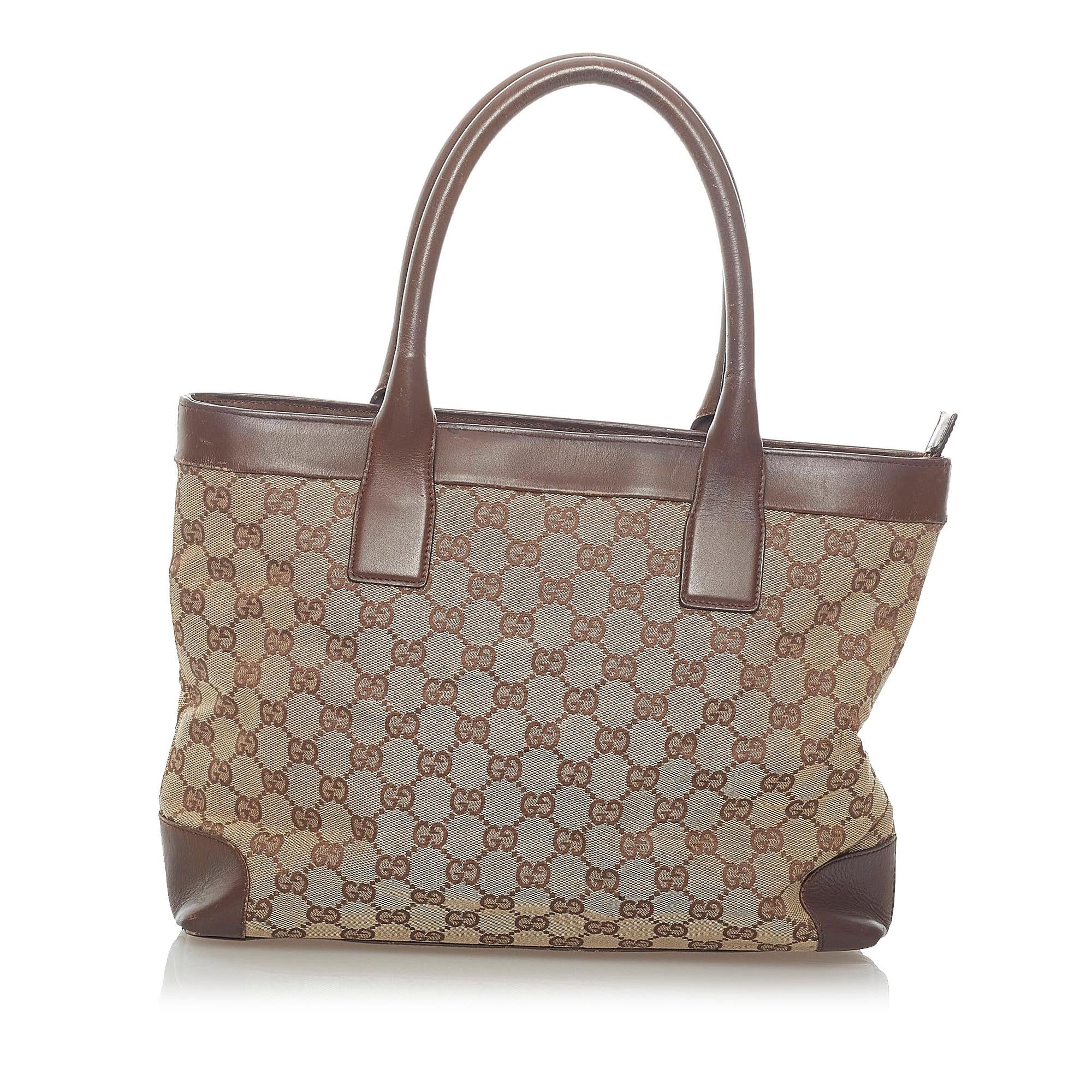 Gucci GG Canvas Tote Bag (SHG-36142)
